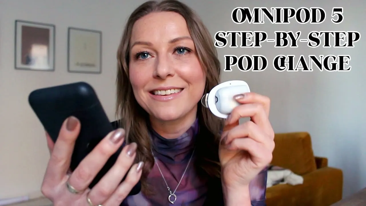 Video still from YouTube community video: Inside the Omnipod 5: What Changing Your Pump Actually Looks Like
